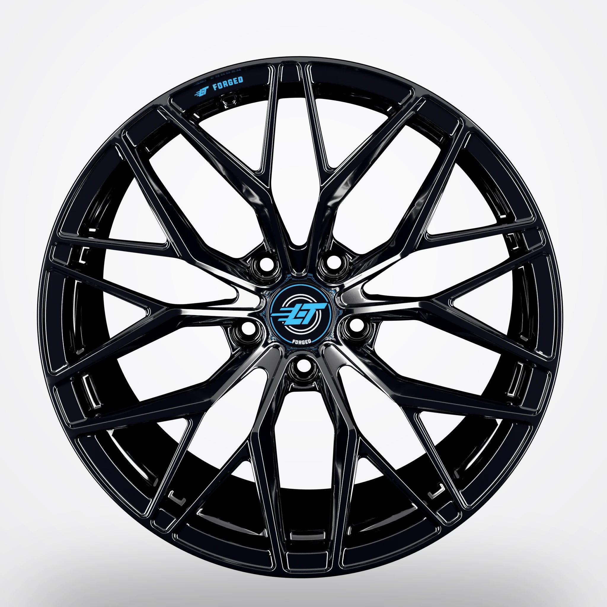 LT Forged Monoblock forged wheel — gloss black