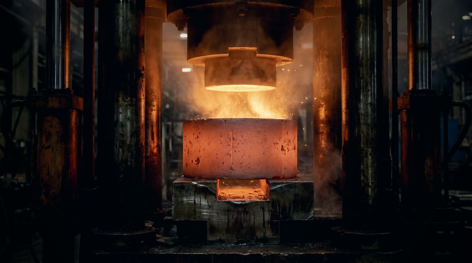 LT Forged hydraulic press forging stage